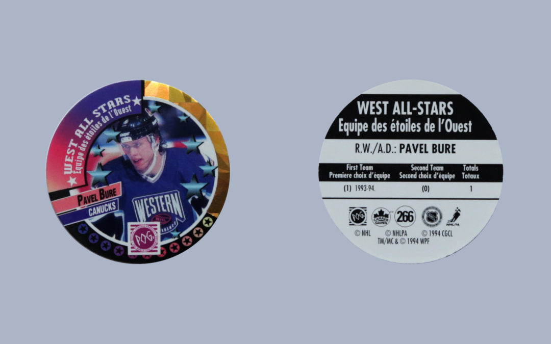 1994-95 Canada Games NHL POGS # 266